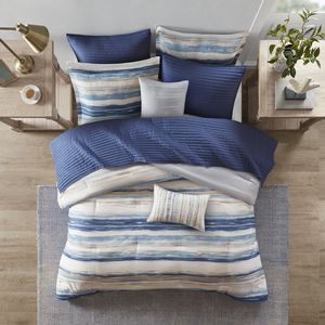 DB Floral Solid Pattern 8-Piece Printed Seersucker Comforter <b>Quilt</b> Set <b>King</b> <b>Size</b> Woven Cotton Silk Filling for Home Wedding Use - Product Image 4