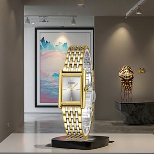 Tendances 2025 Montre Femme Vintage Décontractée en Acier Inoxydable Massif 19*28mm avec Mouvement Quartz Japonais et Bracelet Interchangeable - Product Image 2