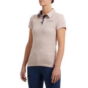 Women's Horse Riding Custom Design Logo for Shirt-Ladies <b>Classic</b> Button Embroidered Polyester/Cotton Jersey Fabric Breathable - Product Image 6
