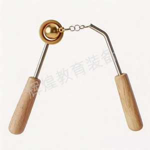 Expansion Demonstration Device with Wooden Handle, Copper Ball and Copper Ring, for High School <b>Physics</b>, Specially Designed for - Product Image 1