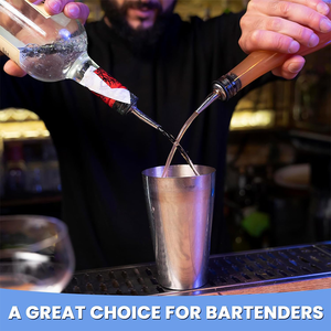Pour Spout untuk botol minuman keras, <span class=keywords><strong>Pourers</strong></span> minuman keras baja tahan karat dengan sumbat, cocok untuk sekitar 3/4 "botol mulut <span class=keywords><strong>Bar</strong></span> aksesoris - Product Image 6