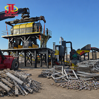 Équipement de recyclage des déchets de canettes de boissons en métal extrudé, système de traitement des déchets d'aluminium