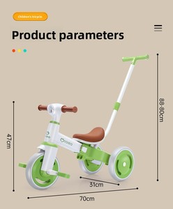<span class=keywords><strong>Tricycle</strong></span> pour enfants, vélo à pousser, draisienne légère, voiture multifonctionnelle, voiture à roulettes en plastique pour enfants <span class=keywords><strong>de</strong></span> 1 à <span class=keywords><strong>6</strong></span> ans - Product Image 3