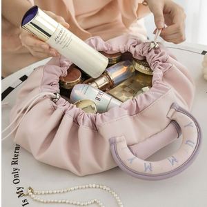 Nueva Bolsa de Maquillaje de Gran Capacidad, Bolsa de Viaje con Cordón, Bolsa de Aseo Portátil Multiusos Impermeable - Product Image 2