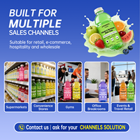 Boisson Énergisante Vitamines et Électrolytes Marque Blanche Lifeworth OEM ODM Sans Sucre Ajouté en Bouteille