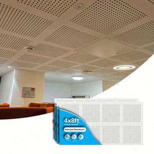 Pannelli in <span class=keywords><strong>Cartongesso</strong></span> Perforato con Fori Circolari Irregolari, Piastrelle per Soffitto Ignifughe e Fonoassorbenti, Decorazione in <span class=keywords><strong>Cartongesso</strong></span> - Product Image 1