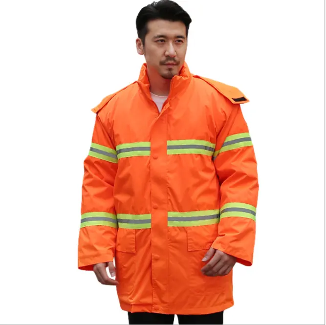 Parka inverno engrossado roupas saneamento ambiental vestuário personalizado algodão prova de frio-roupa ao ar livre jaqueta de trabalho