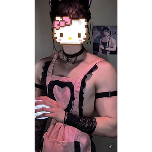Traje <span class=keywords><strong>de</strong></span> cosplay <span class=keywords><strong>de</strong></span> uniforme <span class=keywords><strong>de</strong></span> sirvienta transparente <span class=keywords><strong>de</strong></span> tres piezas, <span class=keywords><strong>sexy</strong></span>, para mujeres y hombres - Product Image 2