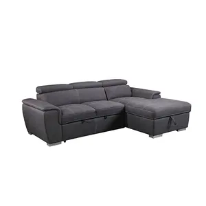 Dongguan Tianhang Sectional couch left hand facing living room spaces modern L shaped headrest 2P sofa with chaise
