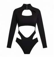 Groothandel Carnaval Maandag Kleding Monokini Cutout Jouvert Carnavalskostuum Privélabel Aangepast Logo Miami Trinidad Zwemkleding Bulk