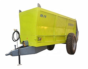 Remolque de estiércol con esparcidor hidráulico de 8 toneladas, de China, esparcidor de estiércol multitarea y remolque de transporte - Product Image 5