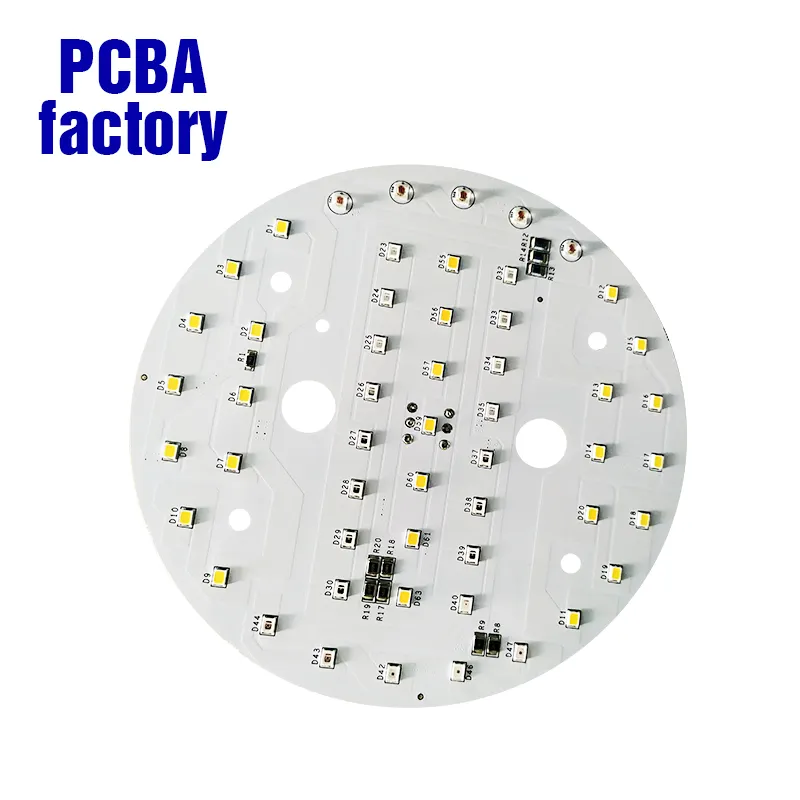 Papan aluminium Oem kustom desain Pcb Led papan sirkuit dipasang 5730 2835 5630 Smd Led Pcba produsen prototipe