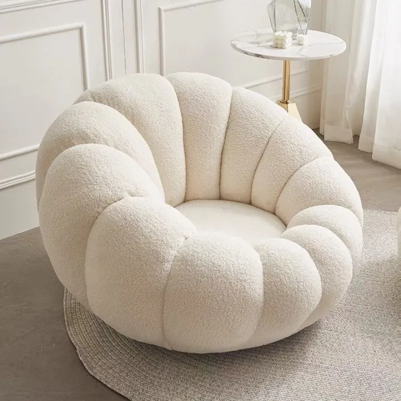 Высококачественное уютное кресло для отдыха, кресло из овечьей шерсти для гостиной, приемной, комнаты ожидания