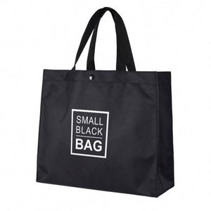 Bolsas de Compras con Logotipo Personalizado, Estilo Casual y Versátil, Bolsa de Compras Plegable de Poliéster de Gran Capacidad - Product Image 4