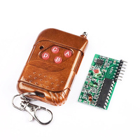 Kit de Control Remoto Inalámbrico de 4 Canales 2262/2272, Placa Receptora M4 Sin Bloqueo con Control Remoto Inalámbrico de 4 Teclas