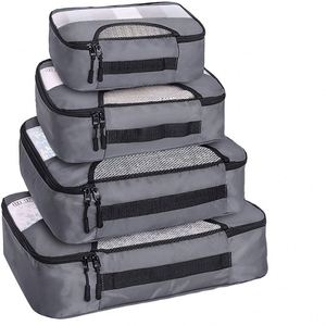 Juego de 5 Cubos de Embalaje Transpirables, Organizadores de Viaje, los Más Vendidos de Fábrica BSCI - Product Image 1