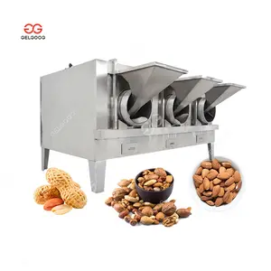 Electric Ground Nuts Drum Roasted Equipment Price Gas Almond Roaster Machines For Peanuts