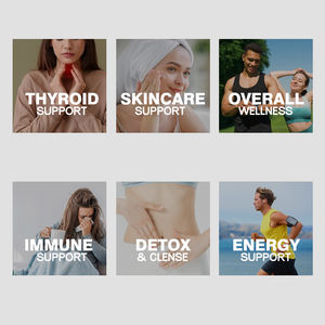 Il più venduto integratore di estratto di muschio di mare biologico Lrish supporta la tiroide sana e le giummie di muschio di mare - Product Image 4