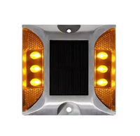 Bornes routières solaires personnalisées à LED réfléchissantes de type œil de chat, étanches IP68, bornes routières solaires intelligentes
