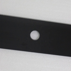 Black Painted Glass With Flat Polished Edge Processing
