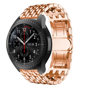 Pulsera con diseño de escamas de dragón para <span class=keywords><strong>Huawei</strong></span> Watch GT <span class=keywords><strong>GT2</strong></span>, correa de acero inoxidable de 46mm, correa de repuesto de Metal de aleación de 22mm - Product Image 4