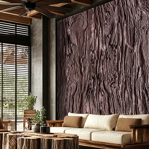 แผ่นไม้ PU Immortal Wood Panels ลายไม้เทียม หลายขนาดและความหนา กันน้ำ ทนรังสียูวี สำหรับตกแต่งผนัง - Product Image 6