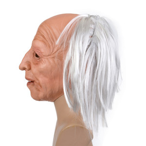 Réaliste Latex vieille <span class=keywords><strong>femme</strong></span> masque <span class=keywords><strong>femme</strong></span> déguisement Cosplay Costume Halloween mascarade fête masques drôle masque facial - Product Image 3
