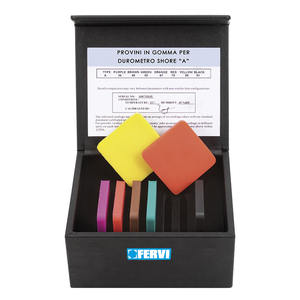Kit de Calibración de Dureza de Muestras de Goma Fervi Shore A, Material Plástico - Product Image 1