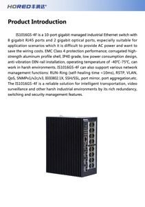 Hored IS1016GS-4F 16 Gigabit cổng điện + 4 Gigabit Cổng quang học không PoE quản lý Ethernet chuyển đổi Adapter Cổ Phiếu tốt - Product Image 4