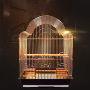 <strong>Small</strong> <strong>Animals</strong> Quadrate Horizontal Sliding Gold Iron love Bird <strong>Cages</strong> Big Large Breeding - Product Image 2