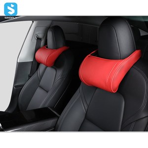Appui-tête <span class=keywords><strong>de</strong></span> siège <span class=keywords><strong>de</strong></span> voiture en cuir PU Camping oreiller <span class=keywords><strong>de</strong></span> repos <span class=keywords><strong>de</strong></span> cou <span class=keywords><strong>de</strong></span> voyage pour <span class=keywords><strong>tesla</strong></span> modèle <span class=keywords><strong>3</strong></span>/Y - Product Image 5