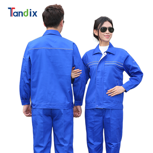 Travailleur personnel vêtements de travail atelier huile Station-service ingénieur de la circulation réparation mécanique minière <span class=keywords><strong>Construction</strong></span> 2 pièces travail travail uniforme - Product Image 1