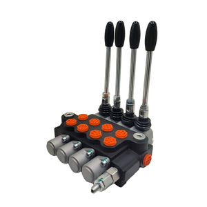 Válvula de Control Direccional Hidráulica Manual de 4 Vías Huamao 4P40-1-A1A1A1-G-KZ1 para Construcción, Agricultura e Industria - Product Image 1