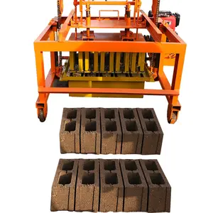 QTF40-3D Portabl Manual Concrete Block Cement Brick Block Making Machine Price