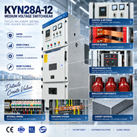 Armoire de distribution électrique triphasée moyenne tension KYN28 IP4X en cuivre pour intérieur, 12 kV, personnalisable en métal