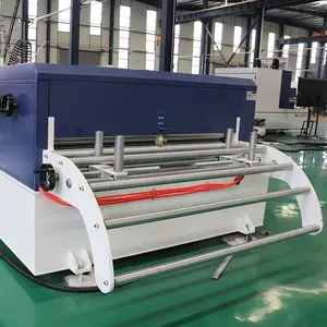 Máquina de corte a laser de fibra de aço inoxidável 1500w para mesa de trabalho de troca de co2 de uso duplo tamanho grande 1225 12kw