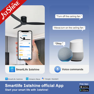 Ventilateur de plafond <span class=keywords><strong>en</strong></span> bois massif noir, 2 <span class=keywords><strong>en</strong></span> 1, OEM, profil bas, sans éclairage - Product Image 6