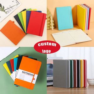 High Quality Business Office Lined Personalized Printed <b>Note</b> <b>Book</b> PU Leather Custom <b>A5</b> Hardcover Journal Notebook With Logo - Product Image 1