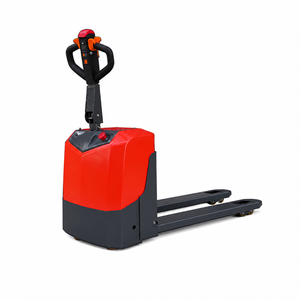 2.0 Ton Electric Walkie Pallet Truck with PU Wheels 600mm Load Center Battery Powered Pallet Jack - Product Image 1