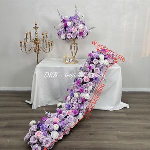 Chemin de table en soie artificielle de luxe sur mesure pour la fête des mères, imperméable, taille personnalisée - Product Image 6