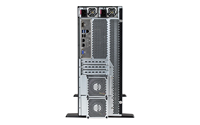 Server Tower Intel Xeon Generasi ke-4/ke-5 CPU 4 GPU Chipset Dual C741 256GB DDR5 8 Bay 3.5'' SSD 2TB HDD 10GBase-T Manajemen IPMI Stok Tersedia