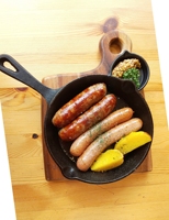 Vente en gros de poêles à frire antiadhésives en fonte pré-assaisonnées 3 pièces ensemble de poêles à frire antiadhésives pour la cuisson des œufs ensemble de poêles à frire en fonte