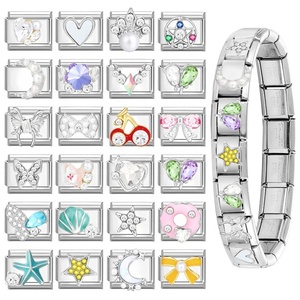 Bracelet tendance en acier inoxydable 304 de la série Insectes, avec sangle élastique et plaque de base en acier, à personnaliser - Product Image 6