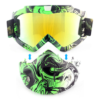 Masque facial en TPU pour paintball, lunettes de motocross, lunettes de moto pour la course à moto