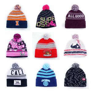 Usine nouvelle ère de la mode chapeaux d'hiver unisexe personnalisé brodé tricoté cravate teinture pêcheur <span class=keywords><strong>bonnet</strong></span> <span class=keywords><strong>avec</strong></span> <span class=keywords><strong>pompon</strong></span> - Product Image 4