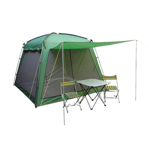 Outdoor <b>Tent</b> 12x12ft Single Layer Waterproof Beach <b>Camping</b> Portable Easy Setup Three Seasons Use - Product Image 2