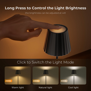 Decorative <strong>LED</strong> Rechargeable Table <strong>Lamps</strong> Cordless Restaurant Home Decor Night Lights Portable Touch Battery Desk <strong>Lamp</strong> - Product Image 2