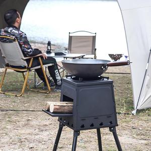 <span class=keywords><strong>Stufa</strong></span> Portatile da Campeggio Pieghevole <span class=keywords><strong>in</strong></span> Acciaio Inox a Legna per Viaggi all'Aperto e Riscaldamento Tenda - Product Image 6