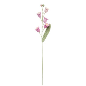 Bouquet de lys de la vallée tricoté à la main, artisanat en fil, décoration intérieure, décoration pour la Saint-Valentin - Product Image 5