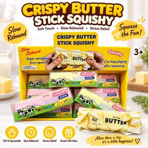 Meilleures ventes : Gommes au beurre croustillantes à rebond lent, modèles alimentaires réalistes, jouets anti-stress pour garçons et filles - Product Image 1